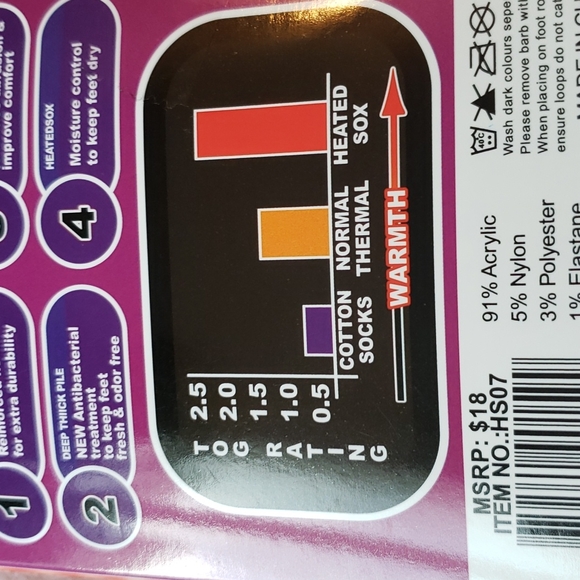 A pair of HEATED SOX THERMO SOCKS - Picture 7 of 7